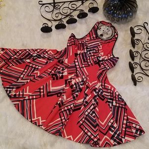 Jessica Simpson Fit & Flare Halter Sundress